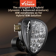 KZ ZA12 Earbuds In-Ear Monitor IEM Headphones 1DD+5BA Hybrid Wired Gaming Headset KZ Music Running E