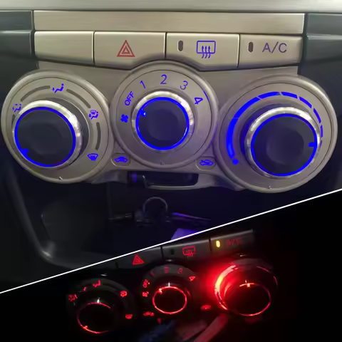 For Perodua Myvi 1st Generation 3pcs/set Car AC Knobs Air Conditioning Heat Control Switch Knob Repa