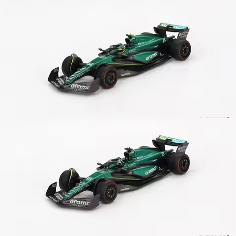 MINI GT 1:64 2024 F1 AMR24 #14 Fernando Alonso / #18 Lance Stroll Bahrain GP 999/ 1001 Diecast Model