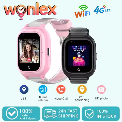 Wonlex 4G Kids Smart Watch with Camera WiFi GPS location Tracker SOS video call 900mAh IP68 Waterpro