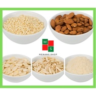 Almond Whole/Flakes/Nib/Slivered/Powder Badam Biji/Hiris Nipis/Dadu/Hiris Panjang/Serbuk 100gm 250gm