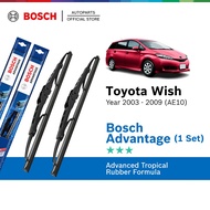 Bosch Advantage U Hook Wiper Set for Toyota Wish AE10 (26"/14")