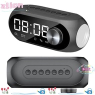 ZLION Clock Bluetooth Speaker, Multifunctional with LED Light Bluetooth Speakers, Portable 360° Surr