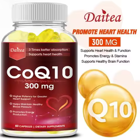 300mg Organic Ultra High Absorption CoQ10 Coenzyme Q10 Blood Vessels&Heart Health Blood Pressure Bal
