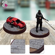 [Baosity] 1/64 Model Car Display Base 1/64 Figure Diorama Base PP Miniature Scene Platform for Diora