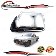 กระจกมองข้าง ฝาชุปโครเมี่ยม ซ้าย Toyota New HILUX 5th GEN LN85 LN106 MIGHTY-X 4RUNNER ขนาด 26x16x6 จ