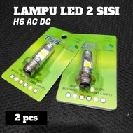 2-sided LED Bulb 2-sided H6 ACDC Universal Contents 2 PCS