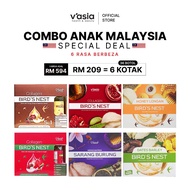 SPECIAL DEAL COMBO ANAK MALAYSIA | SARANG BURUNG V’ASIA 6 RASA | 36 BOTOL