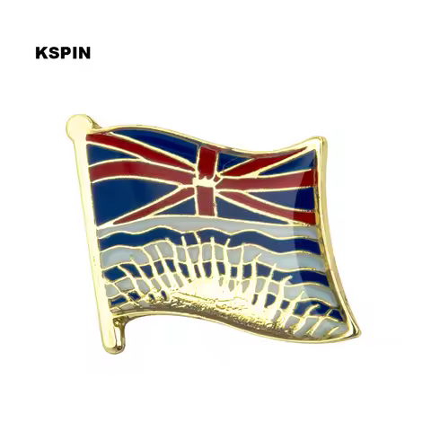 BRITISH COLUMBIA Flag Badge Pin Lapel Pin Badge for Backpack