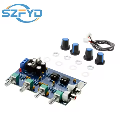 XH-M164 NE5532 Bass Treble Tone Control Preamp Amplifier Board – Adjustable Audio Equalizer DIY Kit