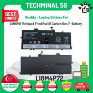 TECHMINAL -L18M4P72 LE L18C4P71 L18L4P71Battery Replacement for Lenovo ThinkPad X1 Carbon Gen 7th Ba