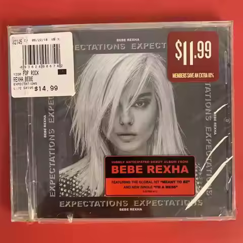 CD Classic Pop & Electropop Album Bebe Rexha Music CD Expectations Music Record Cosplay Walkman Car 