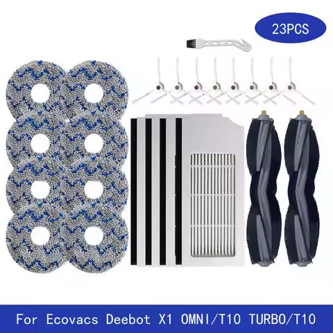 Original for Ecovacs Deebot X1 OMNI T10 TURBO/ T10 Vacuum Cleaner Robot Filter Side Brush Sweeping C