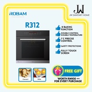 JW ROBAM R312 Kitchen Built In Oven Home Appliances With 8 Cooking Function Dapur Elektrik Dapur built-in Oven Free Gift