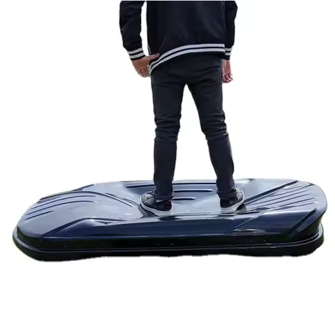 Customized Logo CRB520 Single Color ABS Car Roof Box 520L Universal SUV Roof Rack Luggage Cargo Carr