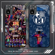 GK-29 FC Barcelona Glass Casing for Xiaomi Redmi Note poco M5S 10S M3 SE 11 M4 10T 10 11S Pro 5G