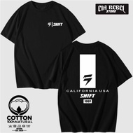 MOTOCROSS RACING T-SHIRT SHIFT FOX/ AUTOMOTIVE MOTORCYCLE RACING T-SHIRT SHIFT FOX/ MEN'S WOMEN'S T-