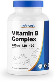Nutricost Vitamin B-Complex 460mg 120粒