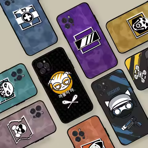R-R6 Rainbow Six Siege Phone Case For IPhone 17 16 14 15 13 12 11 Pro Max Plus Silicone Soft Cover