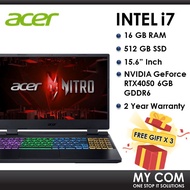 Acer Nitro 5 AN515-58-777X 15.6" FHD 165Hz Gaming Laptop (i7-12650H, 16GB, 512GB SSD, RTX4050 6GB, W