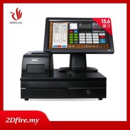 2Dfire S1 15.6" Multi Touch Screen Smart Pos System Cashier Machine Point Of Sale Cash Register