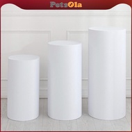 [PETSOLA] Cylinder Pedestal Cover Cylinder Plinth Stand Cover Event Display Stand Party