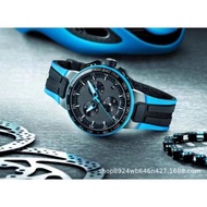 2026 Fashion Sports WIS Men's 6-Needle Silicone Tape Quartz Talking Watch TT Watch Chronograph e4f