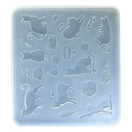 Pinfine Silicone Baking Molds Kitchen Tool Cats Shape Silicone Candy Molds Silicone Texture Candy Mo