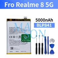 5000Mah 1 19.35Wh Blp841 Phone Battery For Realme 8 5G Rmx3085 Q3 Rmx3161 Q3i Batteries .35Wh