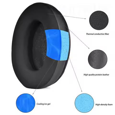 Replace Cooling Gel Ear Pads Earpads Earmuffs For WH-CH710N XB900 CH720 CH700 Headphones