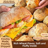 No Sugar No Oil Whole Wheat Ciabatta Bread
