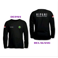 HIPANI long sleeve t-shirt Indonesian Anesthesia Nurse Collection black with name