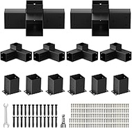 Pergola Kit, Heavy Duty Pergola Brackets for 4"x 4" (Actual 3.6" X 3.6") Lumber,DIY Rust-Proof Gazeb