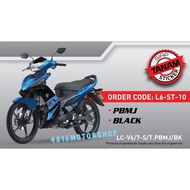 VELOZI BUTTERFLY SERIES BIRU SIAP TANAM COVER SET LC135 V4 V5 V6 V7 LC 135 135LC COVERSET BIRU SKALA