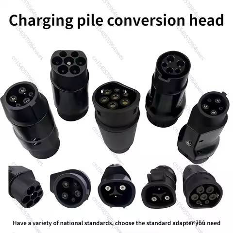 Electric Vehicle Charging Connector Type 2 to Type 1 J1772 EV Adapter Type 1 to Type 2 EVSE Charger 
