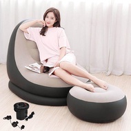 Ghế hơi tựa lưng JILONG kèm đôn chống mỏi cổ và mỏi lưng ( tùy chọn bơm )