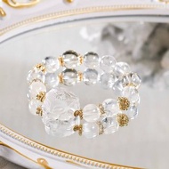 藍針水晶 白水晶 白兔毛 九尾狐 手鍊 天然礦石水晶