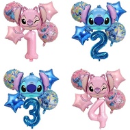 Cartoon 626 Lilo&Stitch Theme Party Foil Balloon Set Baby Shower Boys and Girls Birthday Party Decor