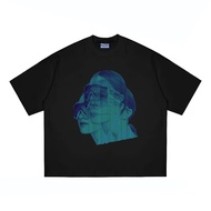 Domination Labs Oversized Boxy T-shirt Sky Glasses Black