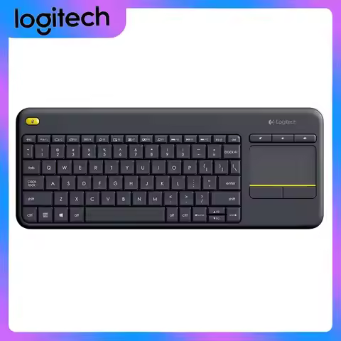 Logitech K400 Plus Wireless Touch Keyboard with Touchpad for PC Laptop Android Smart TV HTPC Househo
