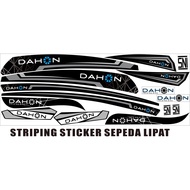 DAHON UNIVERSAL FOLDING BIKE STICKER VARIATIONS