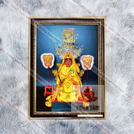 Thien Y A Na Thanh Mau wall painting 36x48cm in glossy fabric with genuine composite frame