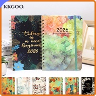 KKGOO 2026 Planner, Agenda A5 Calendar 2026, Jan.2026 - Dec.2026 Weekly and Monthly Monthly Tabs Coi