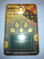 1999年 美國州份24K金幣套裝