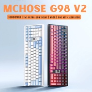MCHOSE G98 V2 | 99Kekunci | Tri-Mode | RGB | 1-key Calculator | 10000 | Struktur Gasket | Hotswap | 