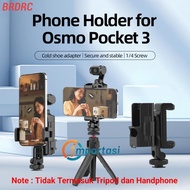 BRDRC Phone Holder Adapter For Dji Osmo Pocket 3 Expansion Bracket Live Streaming