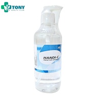 แฮนด์ดีซี HANDI-C แอลกอฮอล์ แฮนด์รับโซลูชัน ไม่ต้องใช้น้ำ HANDI-C Hand rub solution ขนาด 450มล. 1ขวด