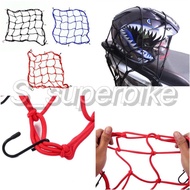 Motorcycle Net Cargo Net Flexi Helmet Net Stretchable Cord Jaring Motor Bag Beg Motorsikal Luggage S