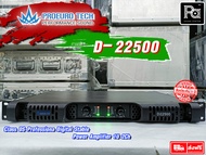PROEURO TECH D22500 Power Amp พาวเวอร์แอมป์ 2 แชลแนล 1U 2Ch x 2500W. Power Amp D-22500 2500+2500 วัต