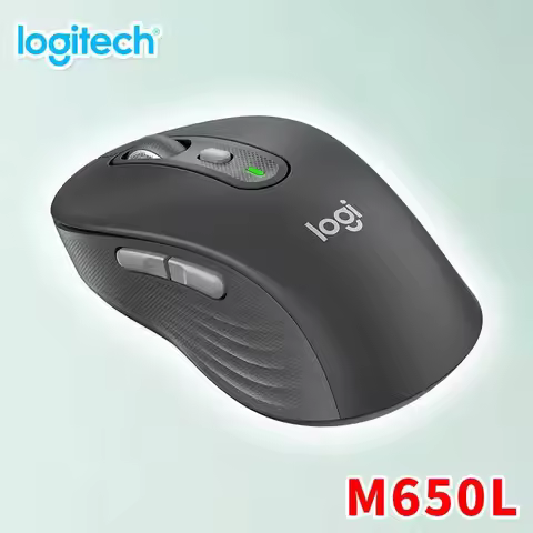 Logitech M650L Productivity Mouse - 8000 DPI, +MX Anywhere 3S MagSpeed Wheel, Gamers Office Use, Mul